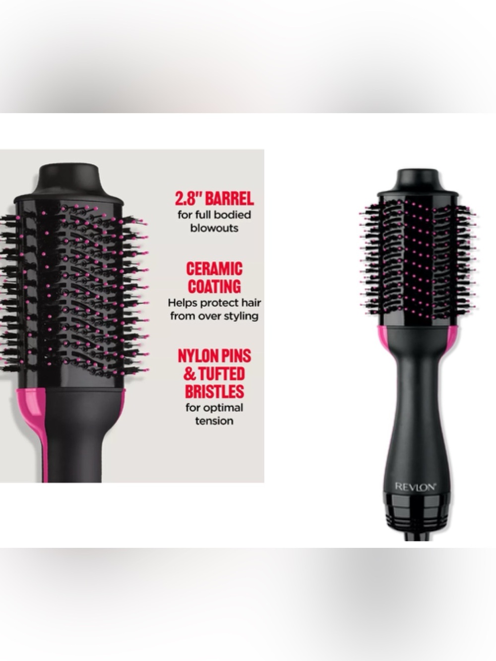 Revlon
One-Step Volumizer 1.0 Blow-Dryer Brush.